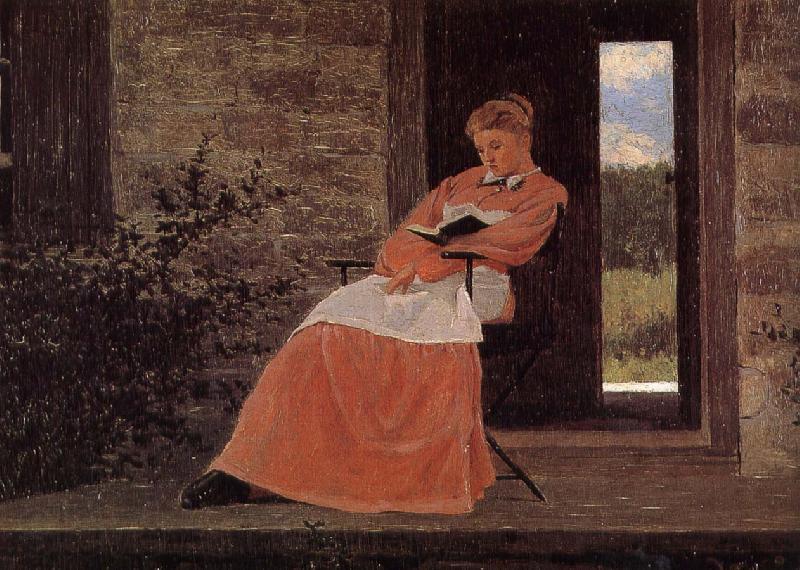 Winslow Homer Girls in reading